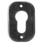 Hand Forged Matching Face Plate for Door Handle Item #2105 (2105/C)