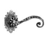 Ornate Hand-Forged Steel Gate Handle (510)