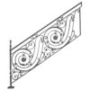 Sample railing built using 2 DJA162 panels