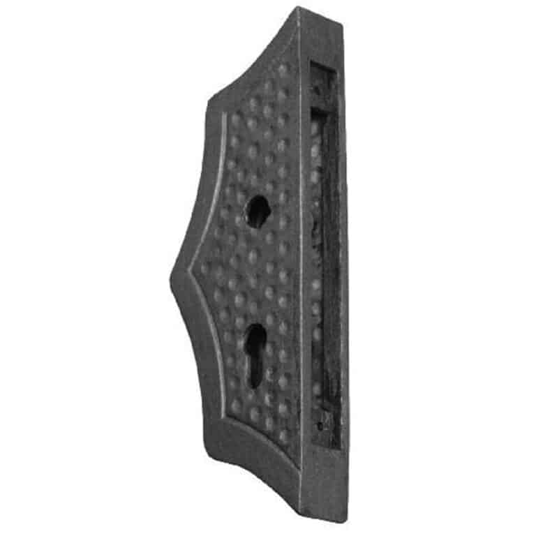 GateMate Black Euro Profile Long Throw Lock 50mm