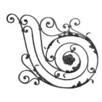 Hand Forged Decorative Railing Panel (DJA161)