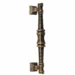 Ornamental Straight Hand-Forged Door Pull Handle, 12 5/8" Height (2214)
