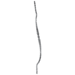 Hammered Steel Belly Bar (64/H/10)