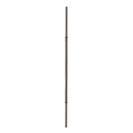 Round Cast Steel Picket with grooves