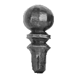 Finial -7/8" sq. base