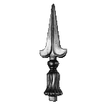 Steel Spear - 2" Rd.Base