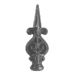 steel spear - 1-9/16" rd base