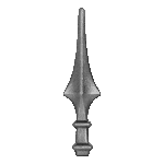 Steel Spear - 1" Sq. Base