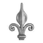 Steel Spear - 3/4" sq. base