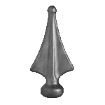Steel Spear - 1-3/16" Rd.Base