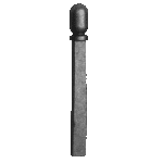 Tapered, steel Spear - Top 7/8"