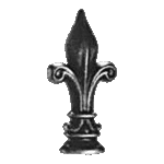 Steel Spear - 2-1/8" Rd. Base