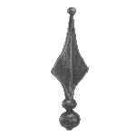 Steel Spear - 1-3/8" Base
