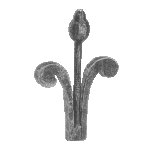 Steel Spear - 1" x 5/8" Base