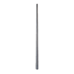 Smooth Solid Steel Post, Tapered from 2” to 1”