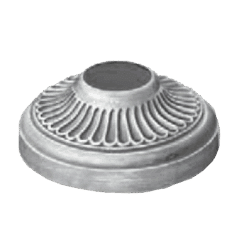 Cast Steel Base Shoe with 3” Diameter