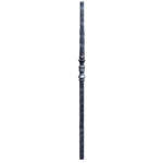 1-3/16" Square Steel Hammered Newel Post