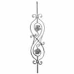 Forged Steel Panel with Double Sided Rosette - DJA216